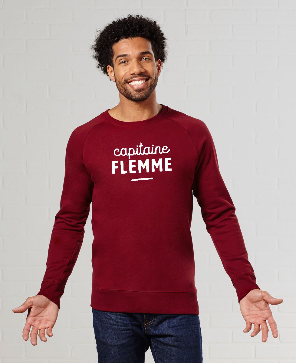 Sweatshirt homme Capitaine flemme