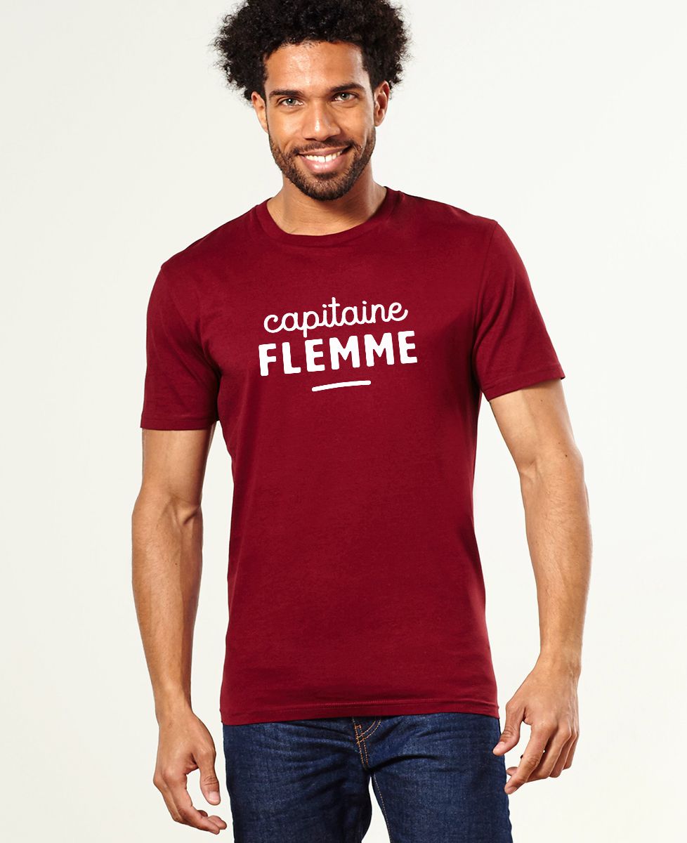 T-shirt homme Capitaine flemme