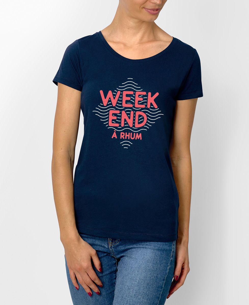 T-shirt femme Weekend à rhum - Apéro