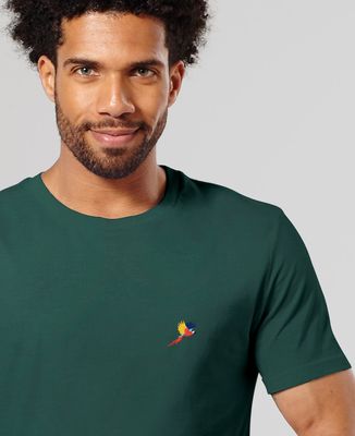 T-shirt per lui Pappagallo (ricamato) - Animali