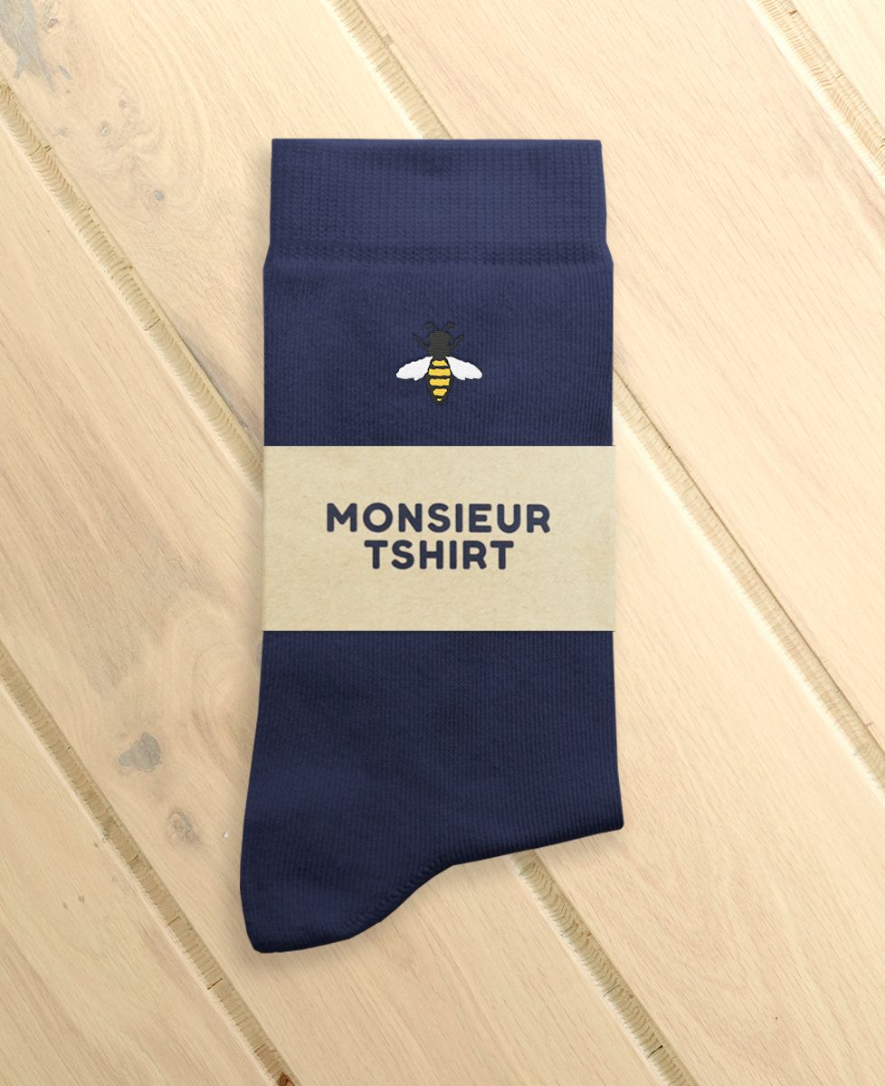 Calcetines de hombre Abeja (bordada) - Animales