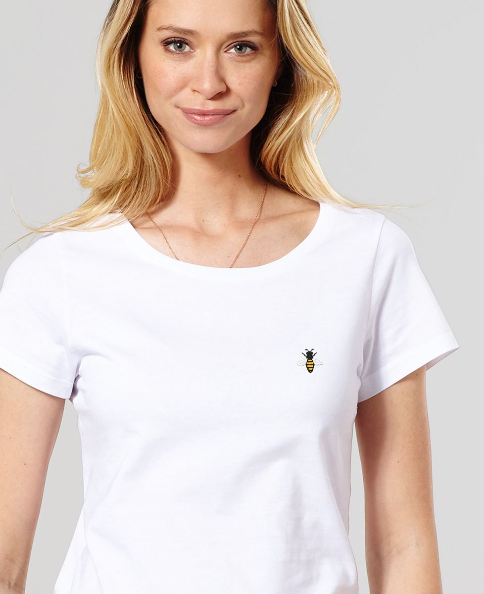 T-shirt per lei Ape (ricamata) - Animali