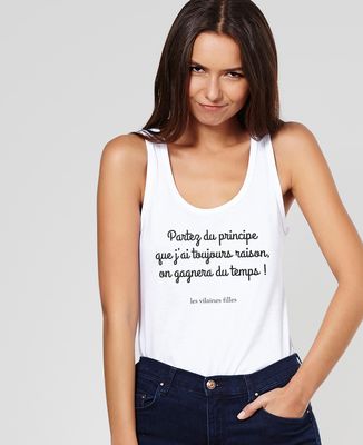 Débardeur femme Partez du principe