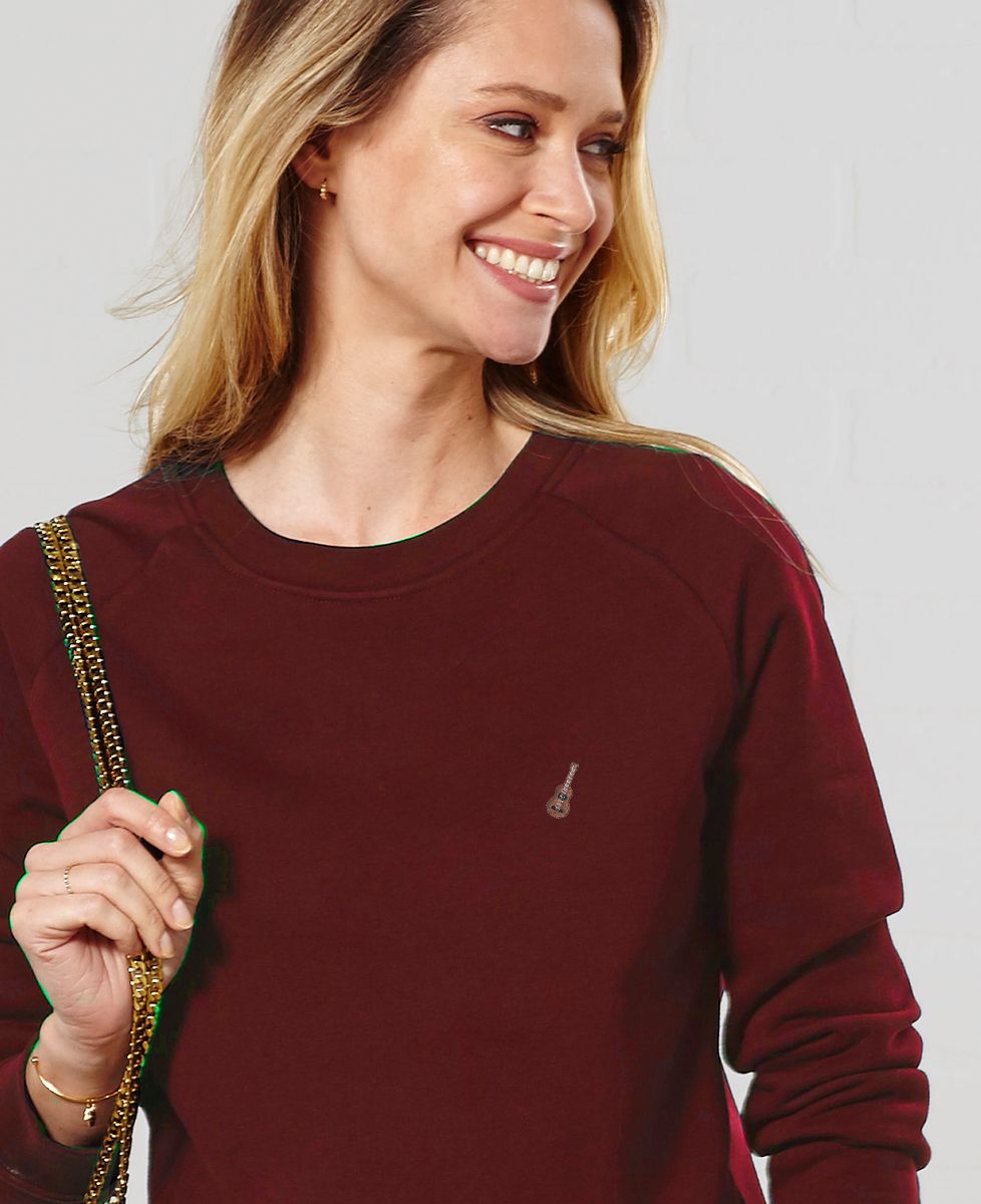 Sweatshirt femme Ukulele (brodé)