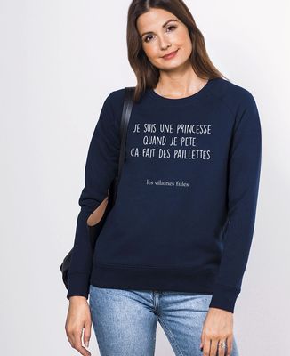 Sweatshirt femme Princesse qui pète