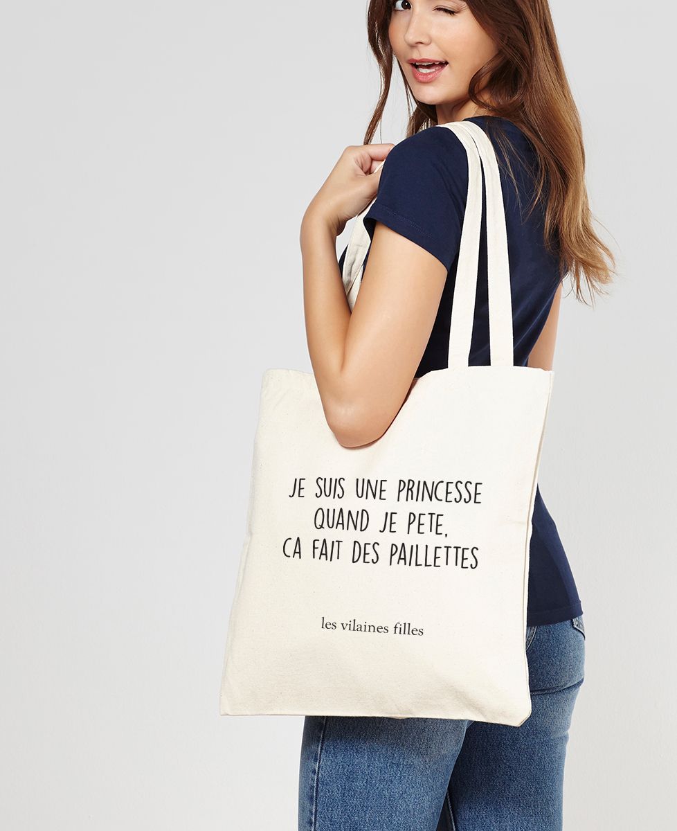 Tote bag Princesse qui pète