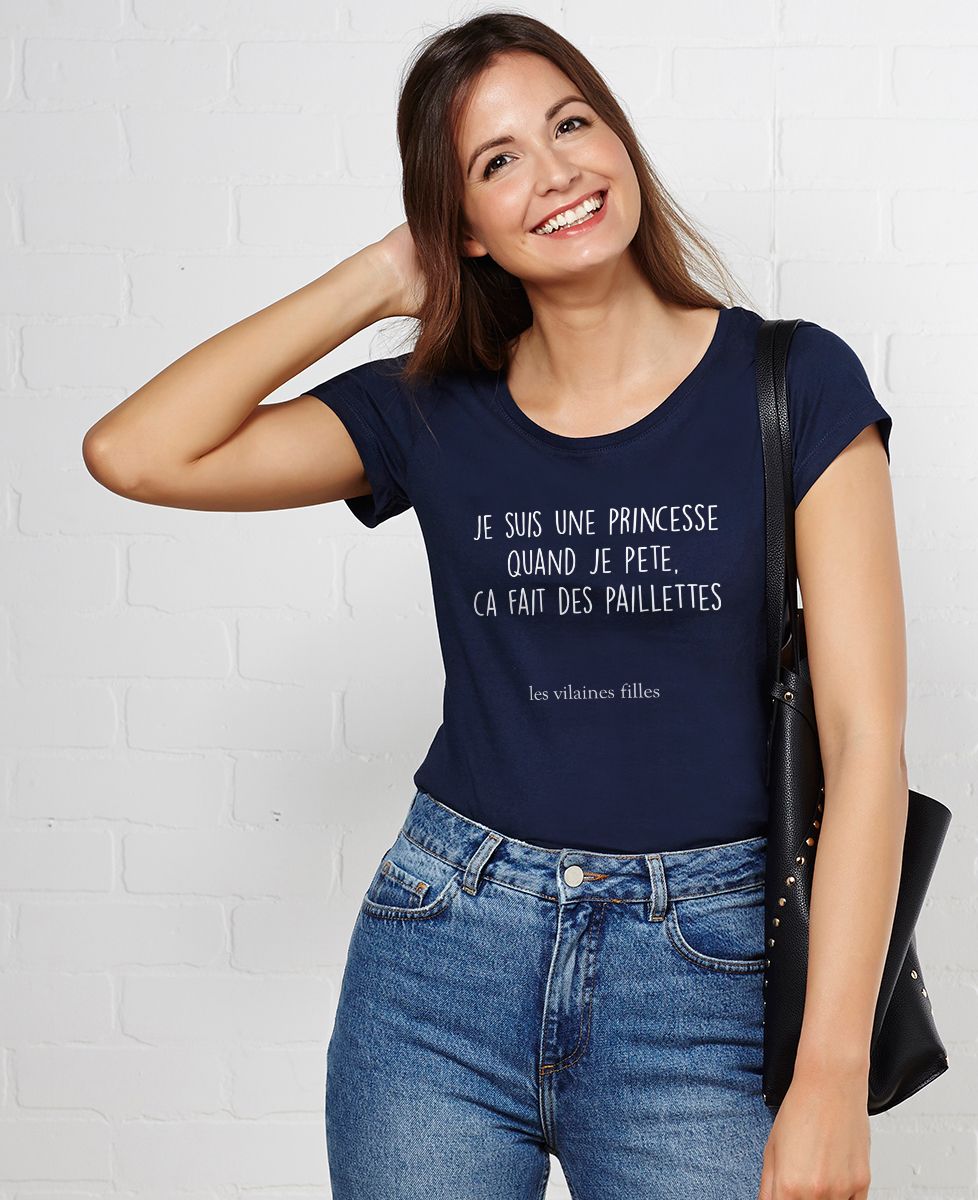 T-Shirt femme Princesse qui pète