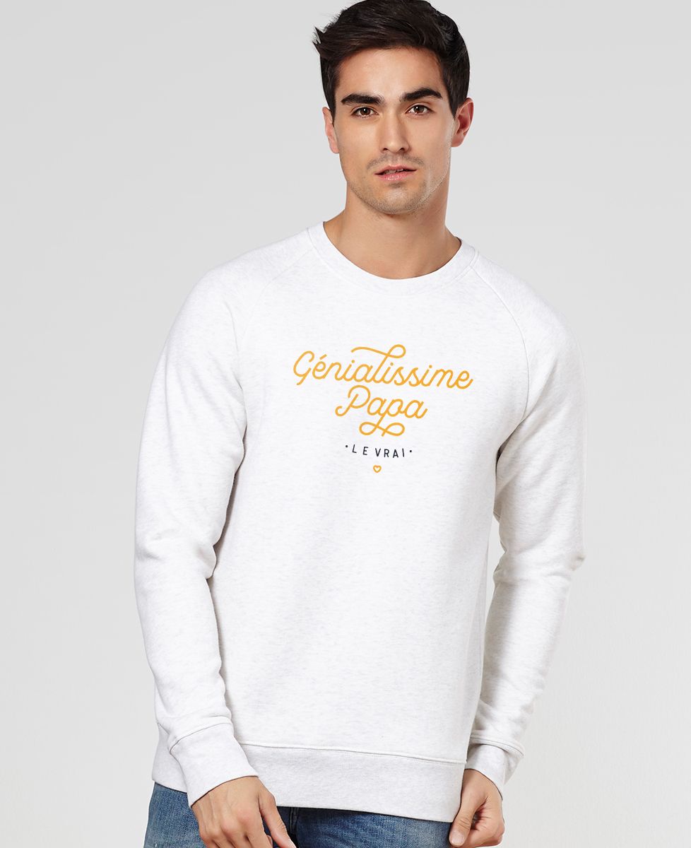 Sweatshirt homme Génialissime papa