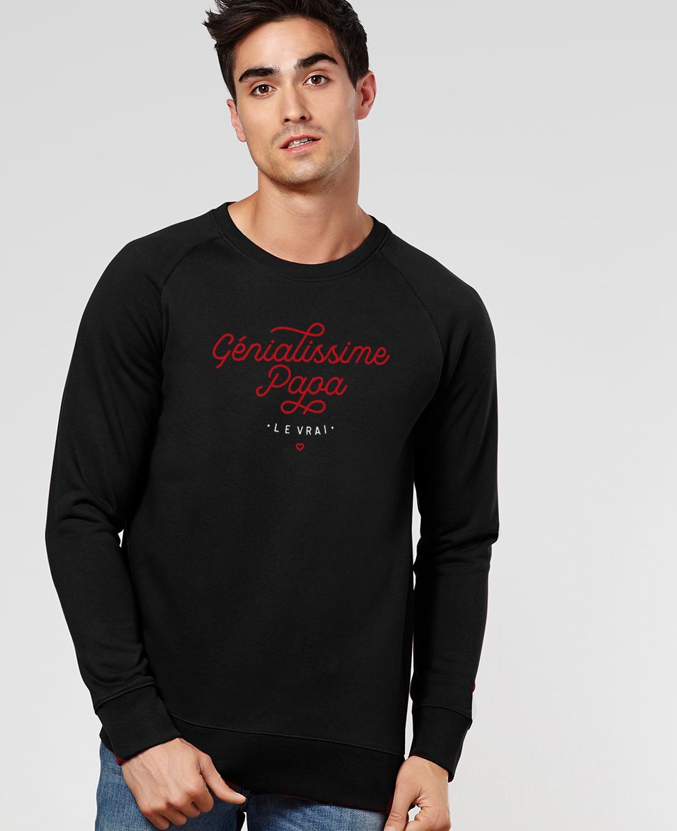 Sweatshirt homme Génialissime papa