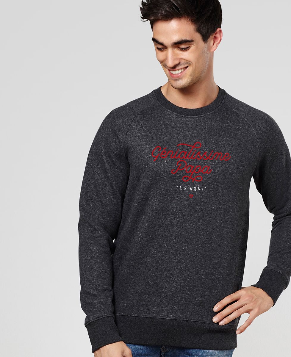Sweatshirt homme Génialissime papa