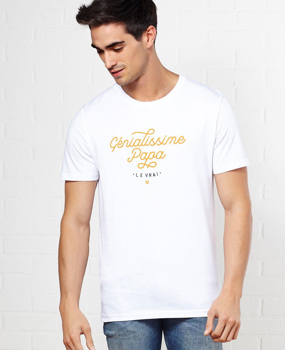 T-Shirt homme Génialissime papa