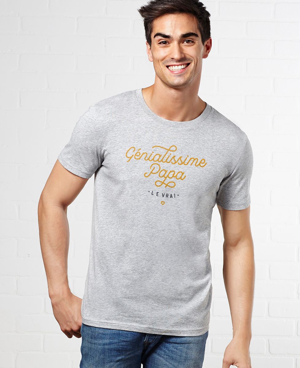 T-Shirt homme Génialissime papa