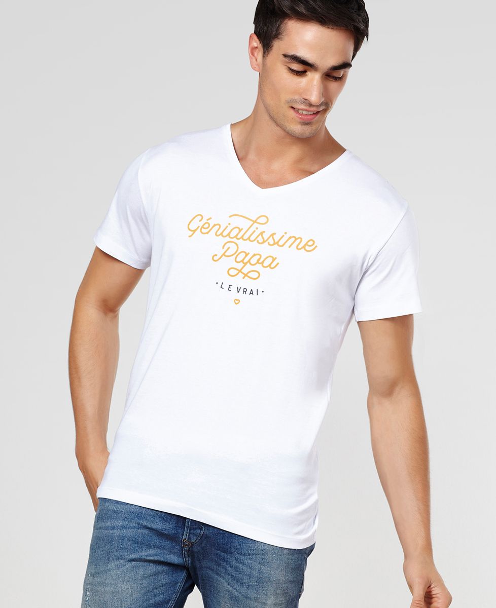 T-Shirt homme Génialissime papa