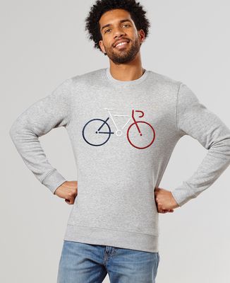 Men's sweatshirt Large bicycle (embroidered) - Sport, Bike
