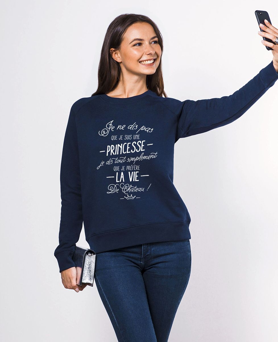 Sweatshirt femme Vie de château