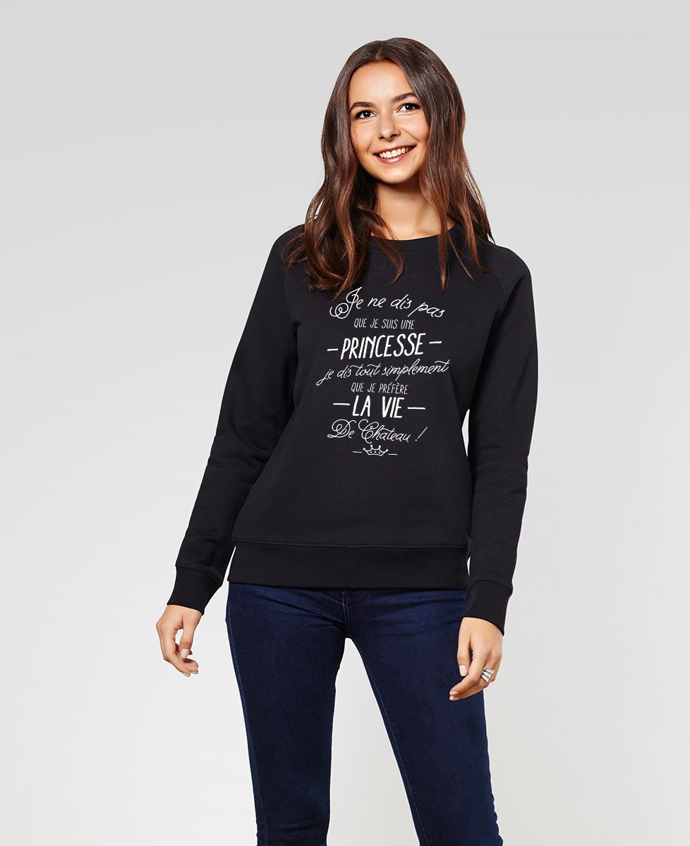 Sweatshirt femme Vie de château
