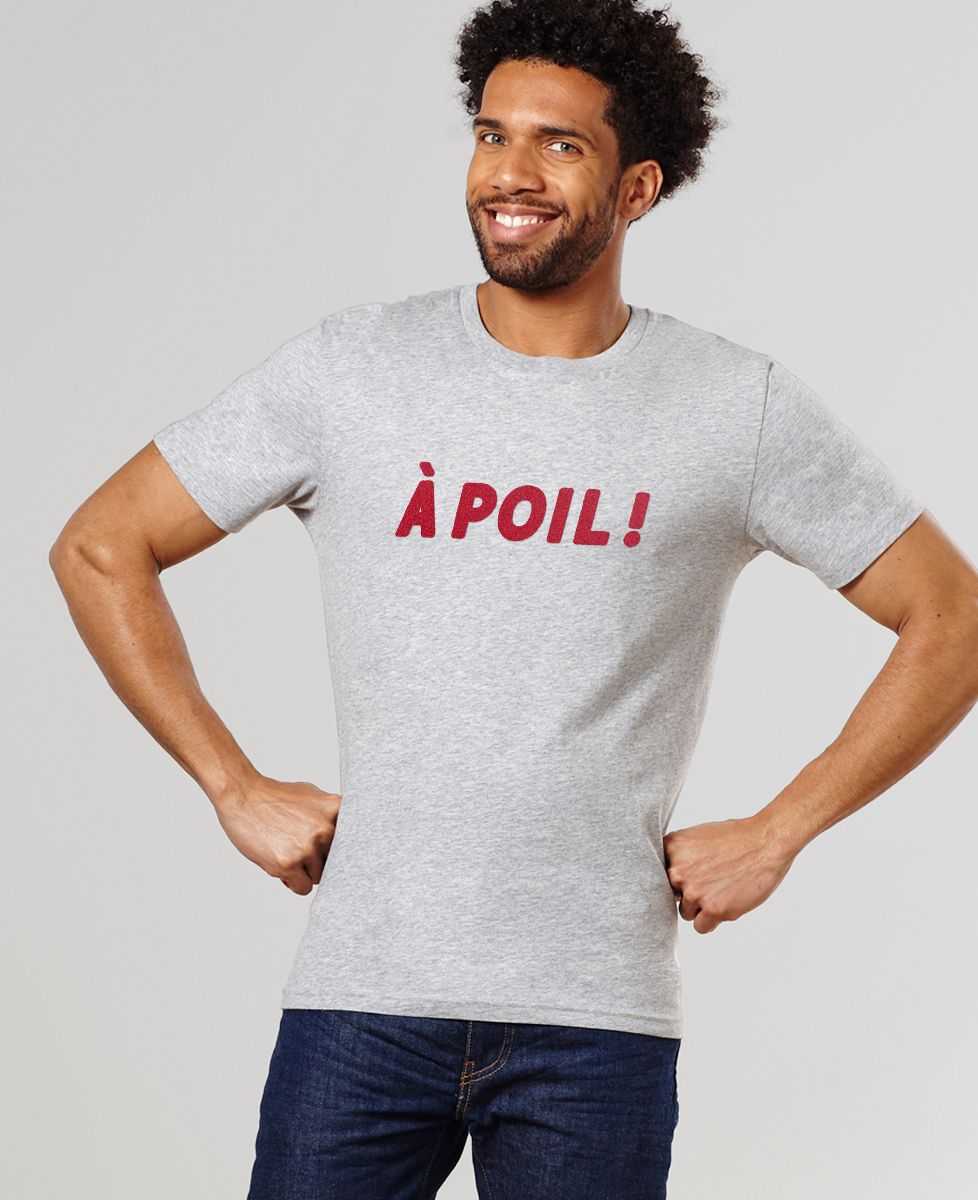 T-shirt homme A poil - Cadeaux Couple