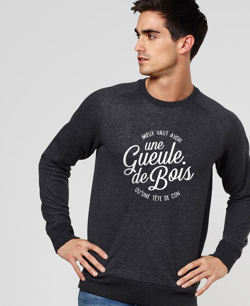 Sweatshirt homme Une gueule de bois