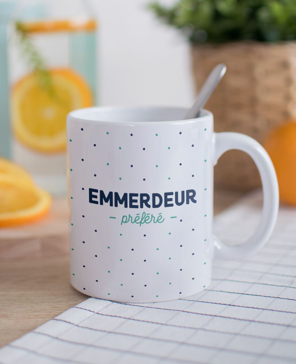 Mug Emmerdeur préféré - Cadeaux Couple