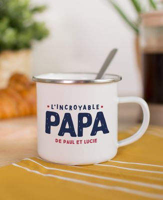 Mug L'incroyable papa personnalisé - Cadeaux Papa, Cadeaux Papy