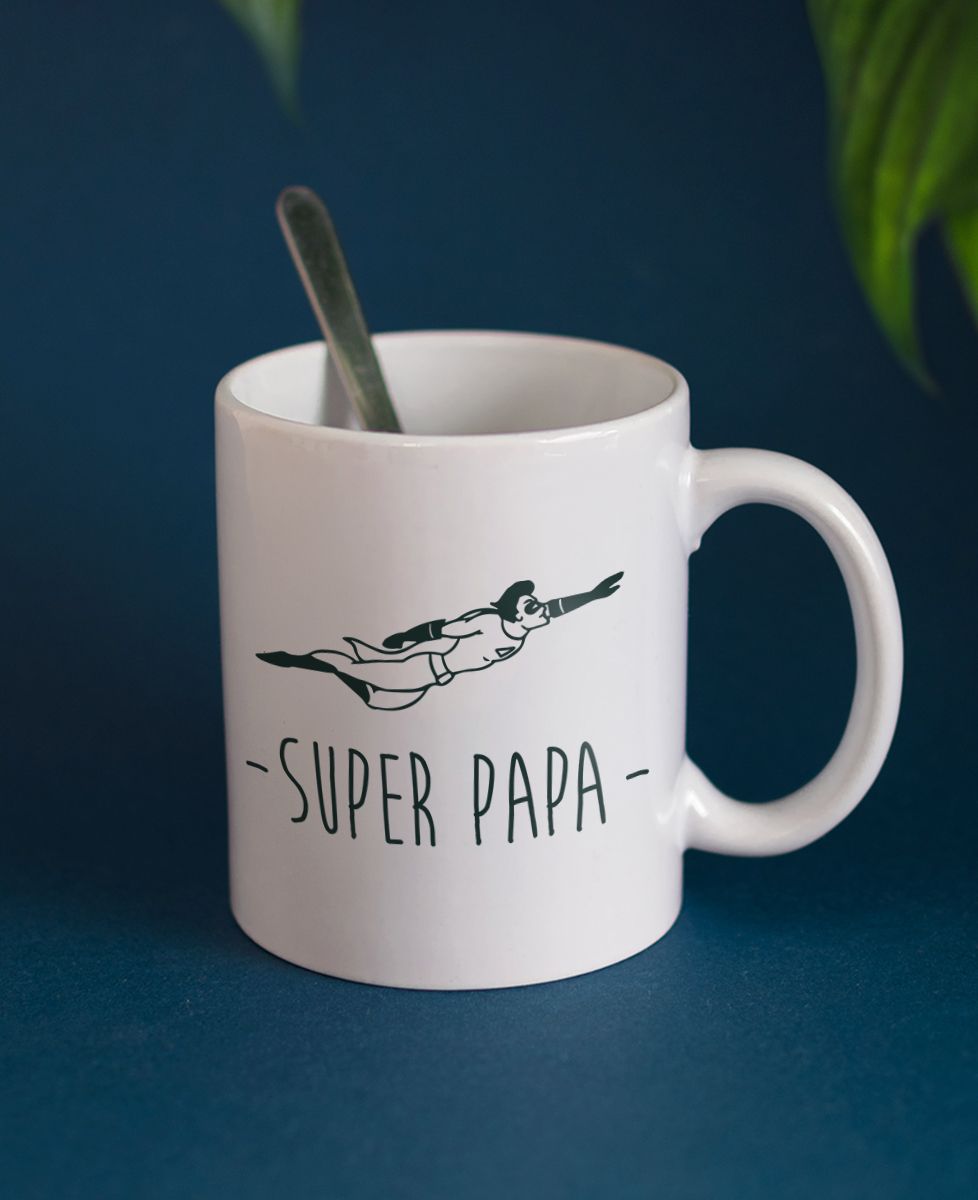 Mug Papa super-héros - Cadeaux Papa