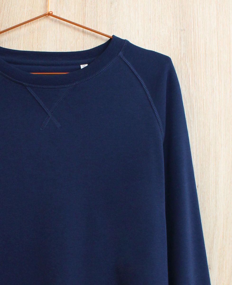 Sweatshirt homme Deux étoiles brodé personnalisé