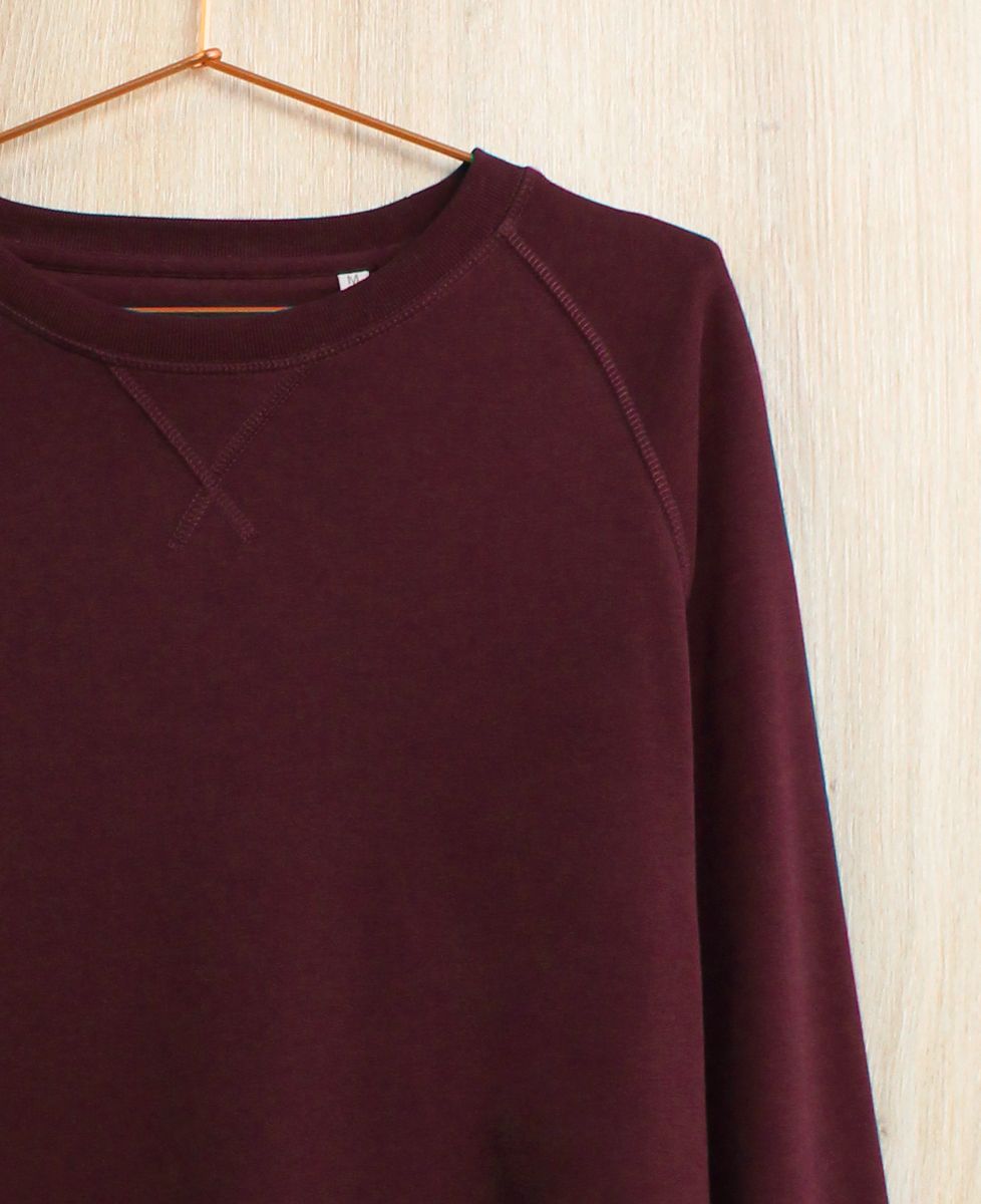 Sweatshirt homme Deux étoiles brodé personnalisé