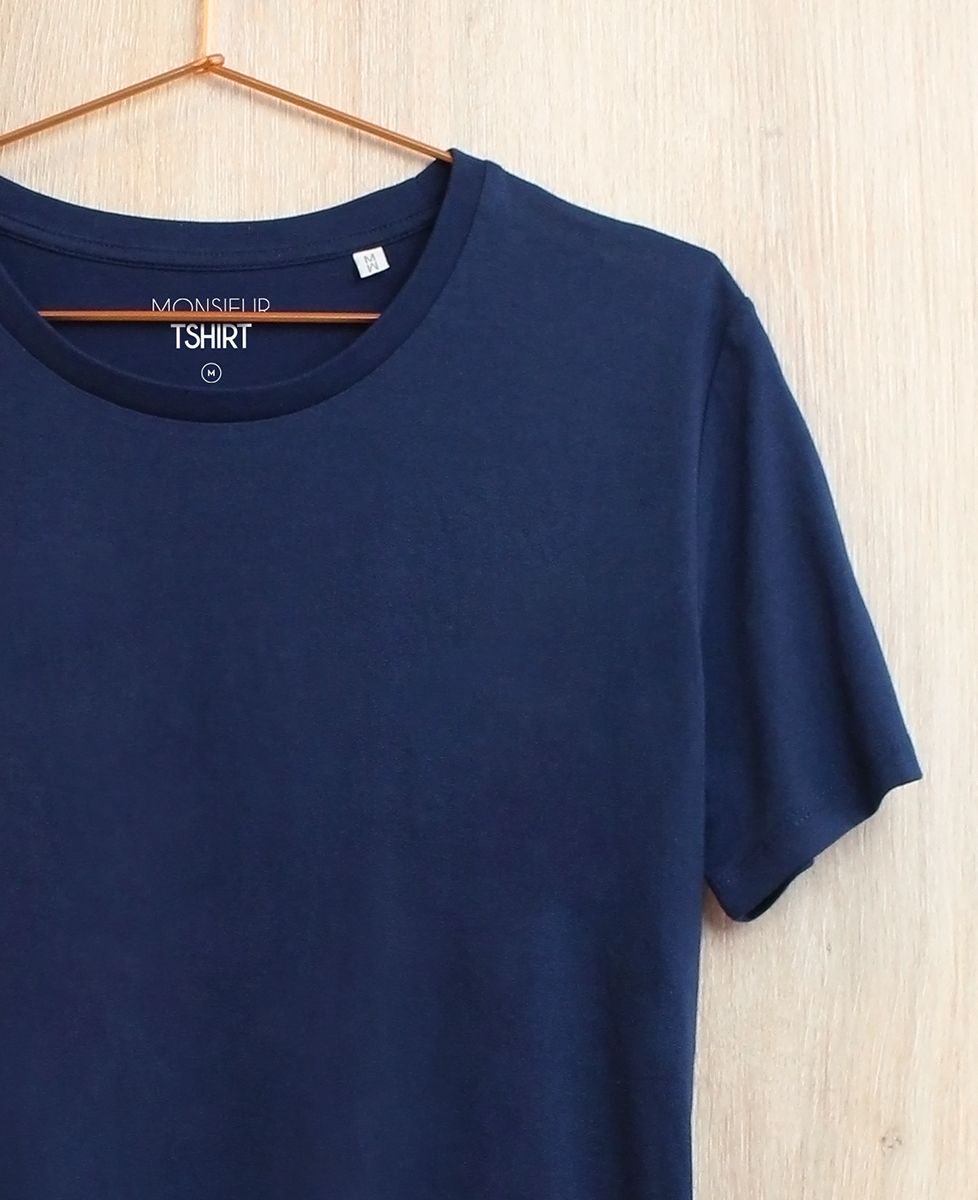 T-Shirt homme Deux étoiles brodé personnalisé