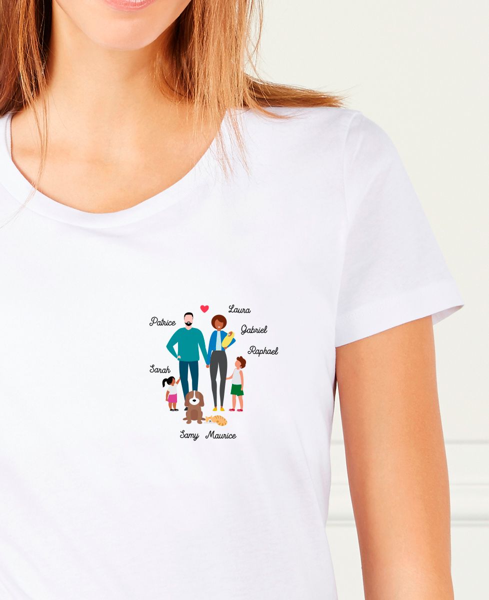 T shirt Femme Famille personnalis e Madame TSHIRT T shirt Femme Famille personnalis e Madame TSHIRT