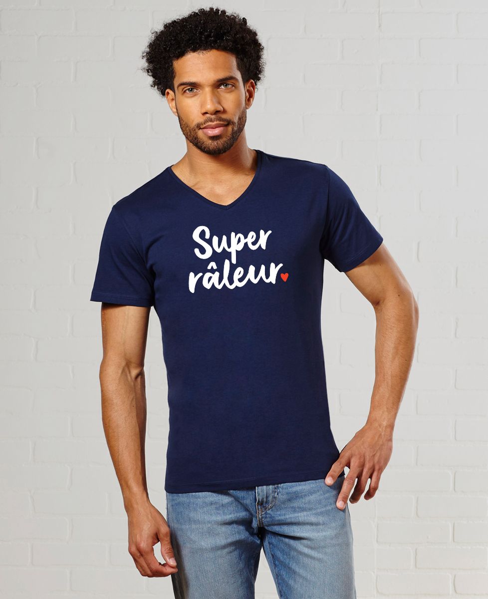 T-shirt « Serial Râleur à La Française » – Humour Français, Cadeau Pour Bougons, Chieurs Et Grognons – Coq Et Style Franchouillard
