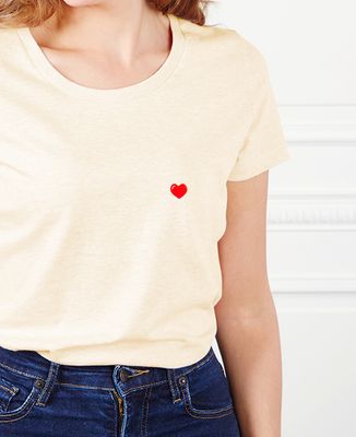 Heart T-shirt - embroidery | Monsieur TSHIRT