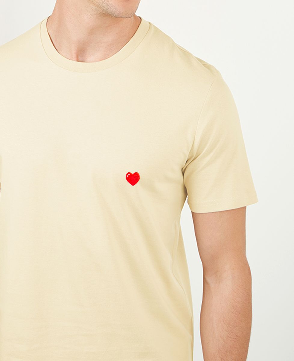 Maglietta per Donna: Mio Cuore - Ricamo di Alta qualità - T-Shirt Donne - Regalo Giorno San Valentino - Birthday Compleanno - Heart Love Amore Tesoro Amica Bella Ragazza (M