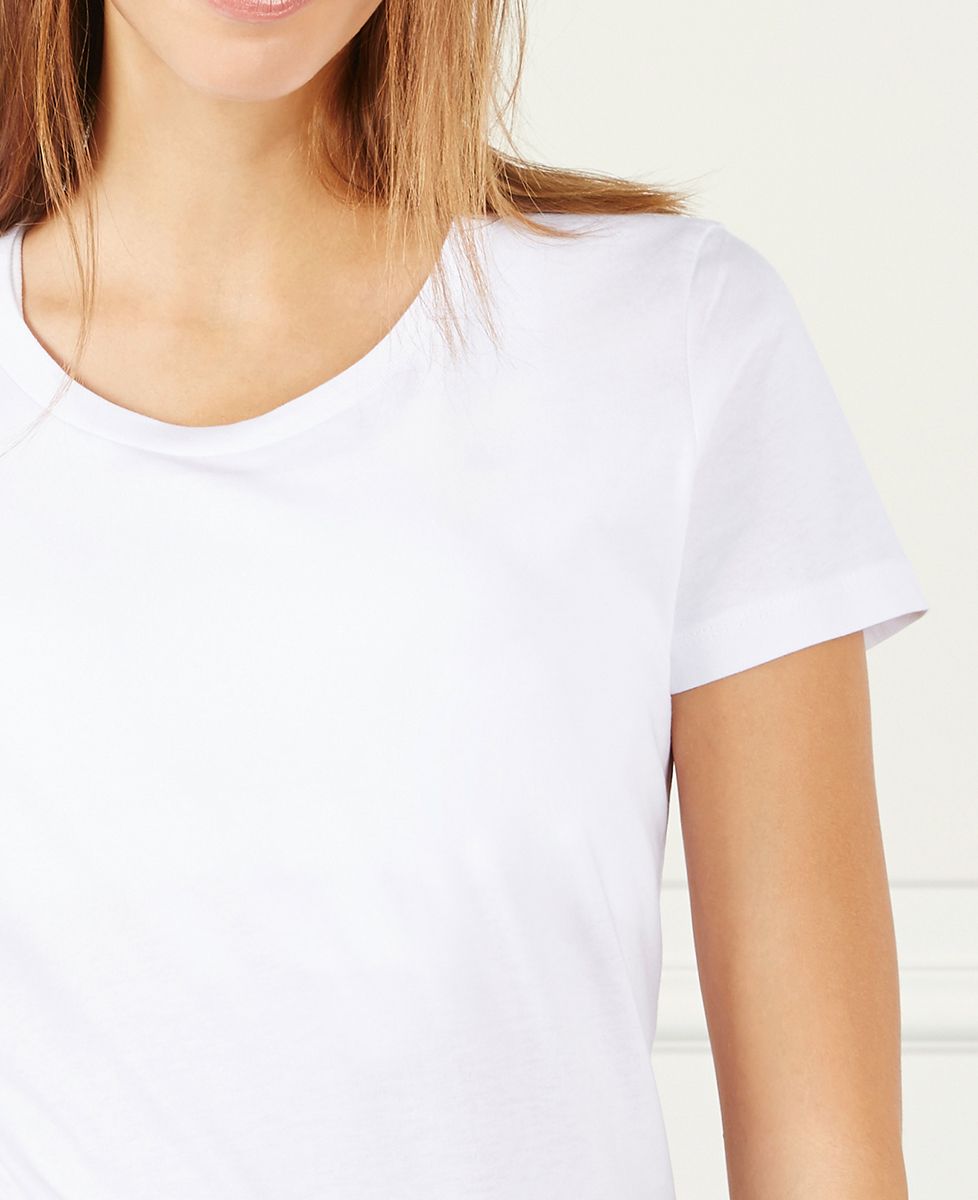 T-Shirt Frau Persönlich besticktes Datum des Treffens - Geschenke für Paare