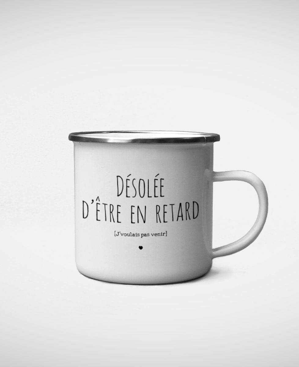 Mug Désolé d'être en retard