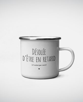Mug Désolé d'être en retard