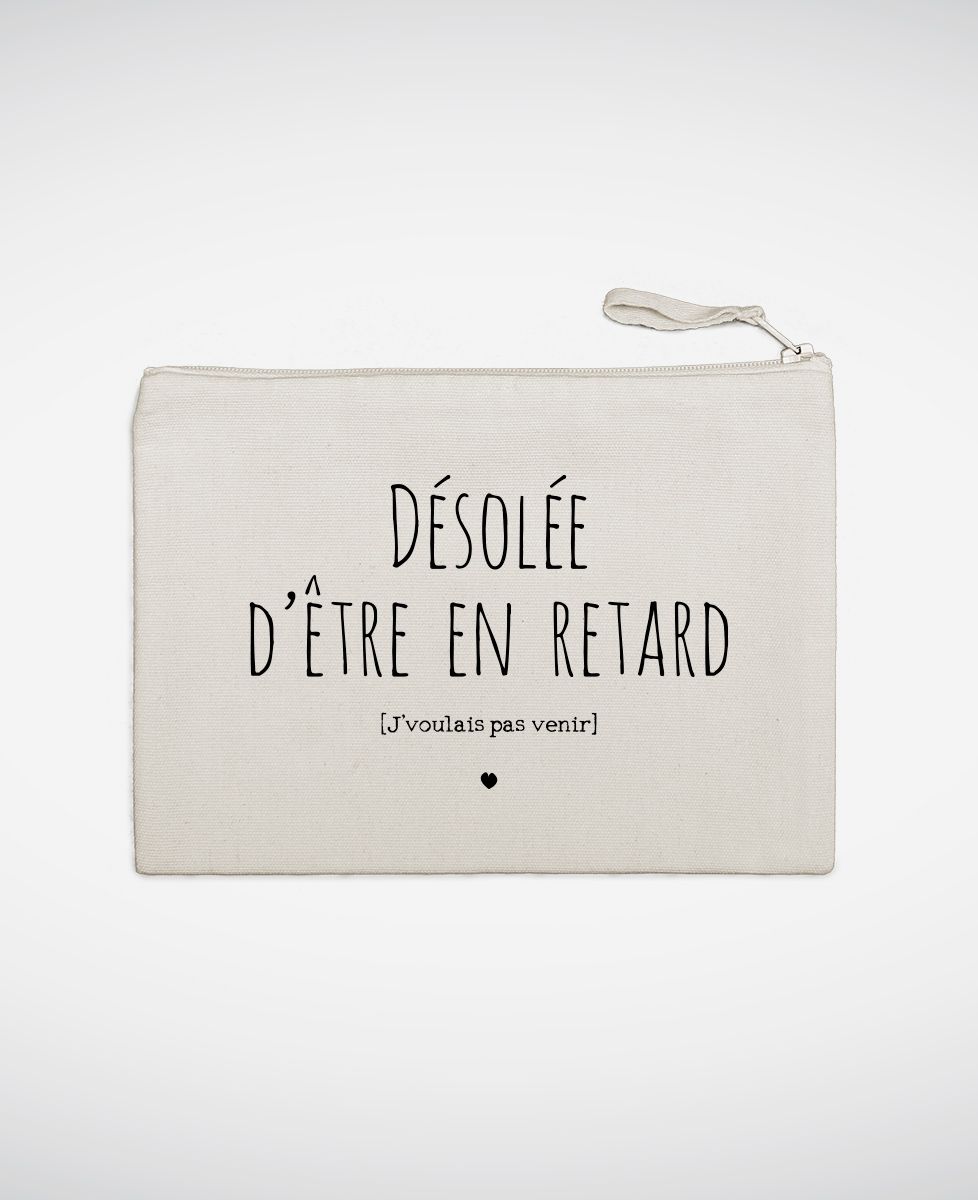 Pochette Désolé d'être en retard