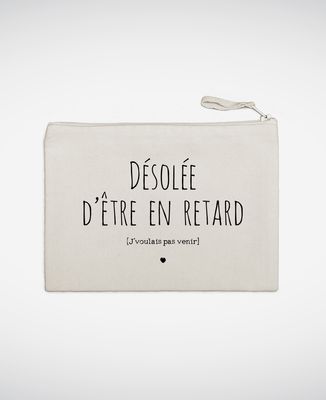 Pochette Désolé d'être en retard
