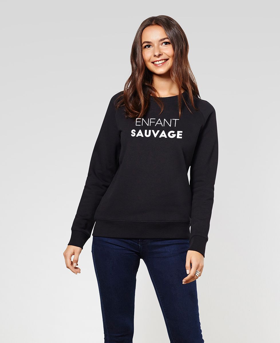 Sweatshirt femme Enfant sauvage