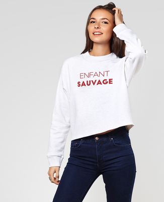 Sweatshirt femme Enfant sauvage