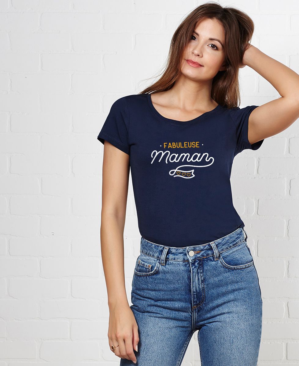 T-shirt femme Fabuleuse maman - Cadeaux Maman, Future Maman