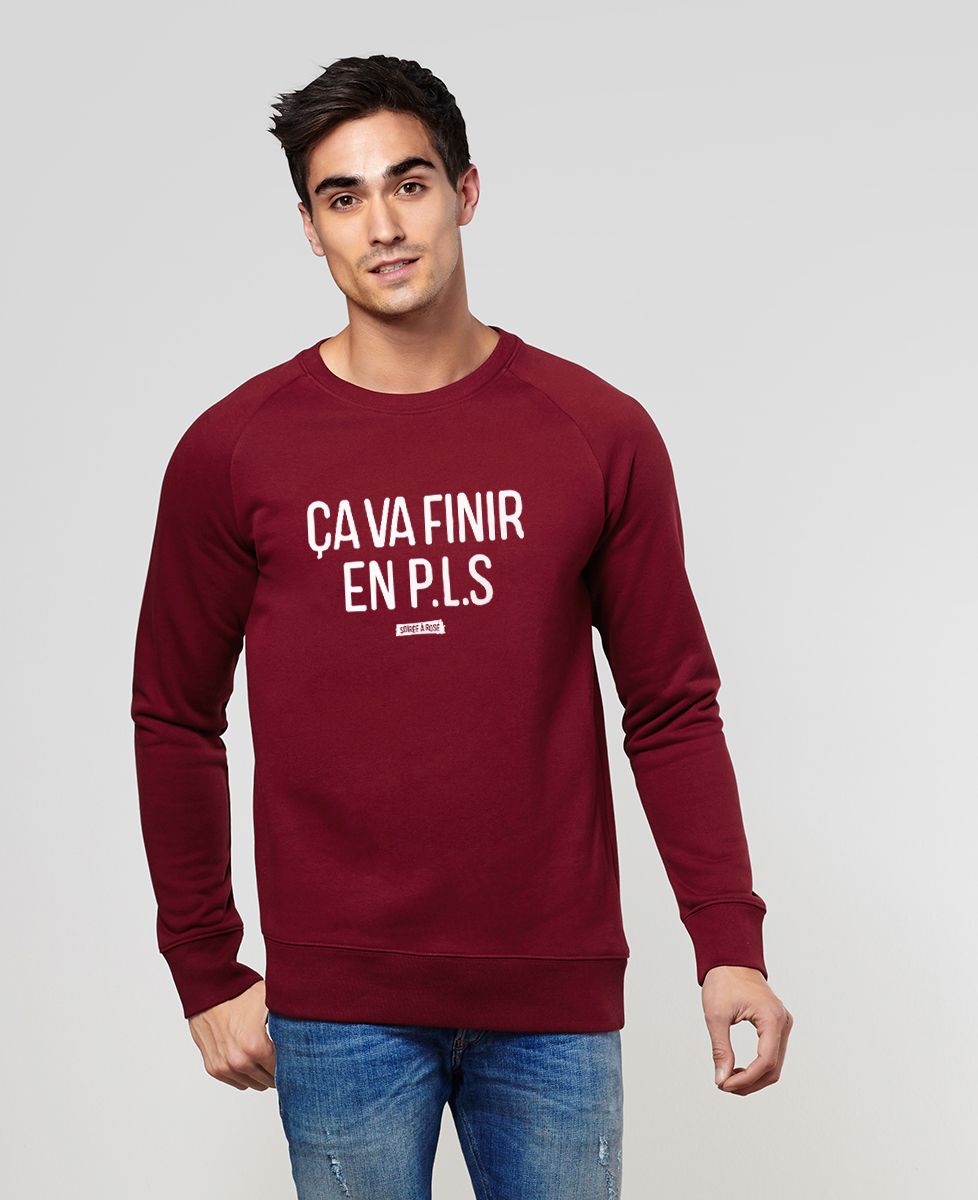 Sweatshirt homme Ça va finir en PLS