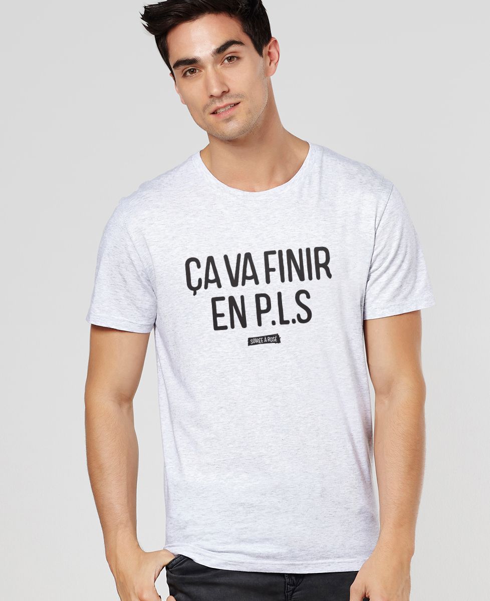 T-Shirt homme Ça va finir en PLS