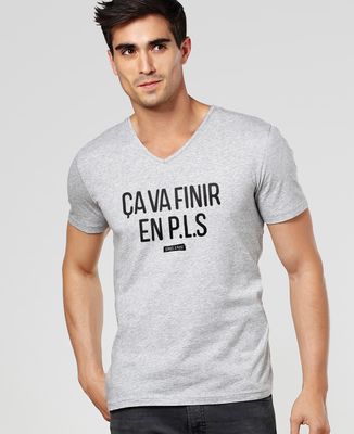 T-Shirt homme Ça va finir en PLS