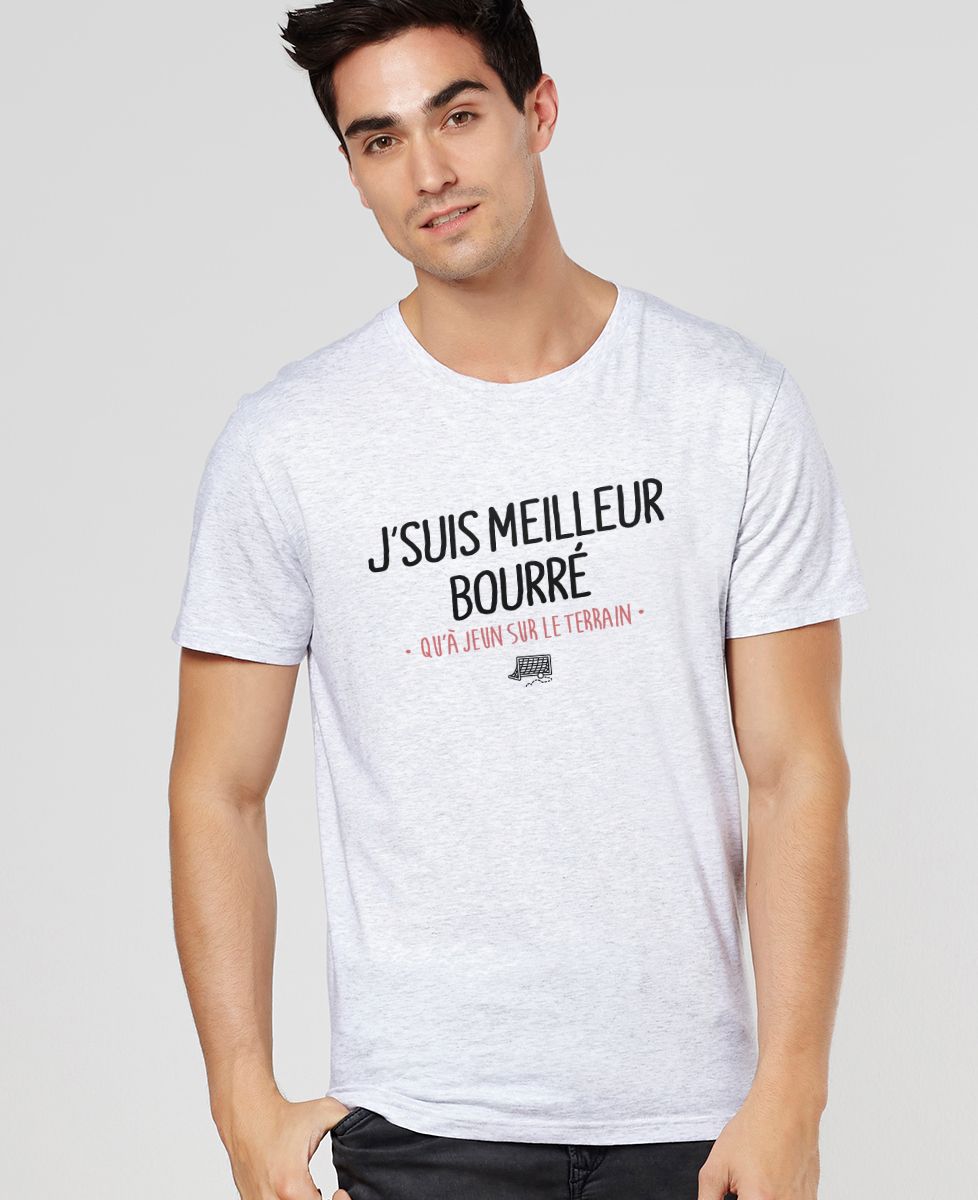T-Shirt homme J'suis meilleur bourré