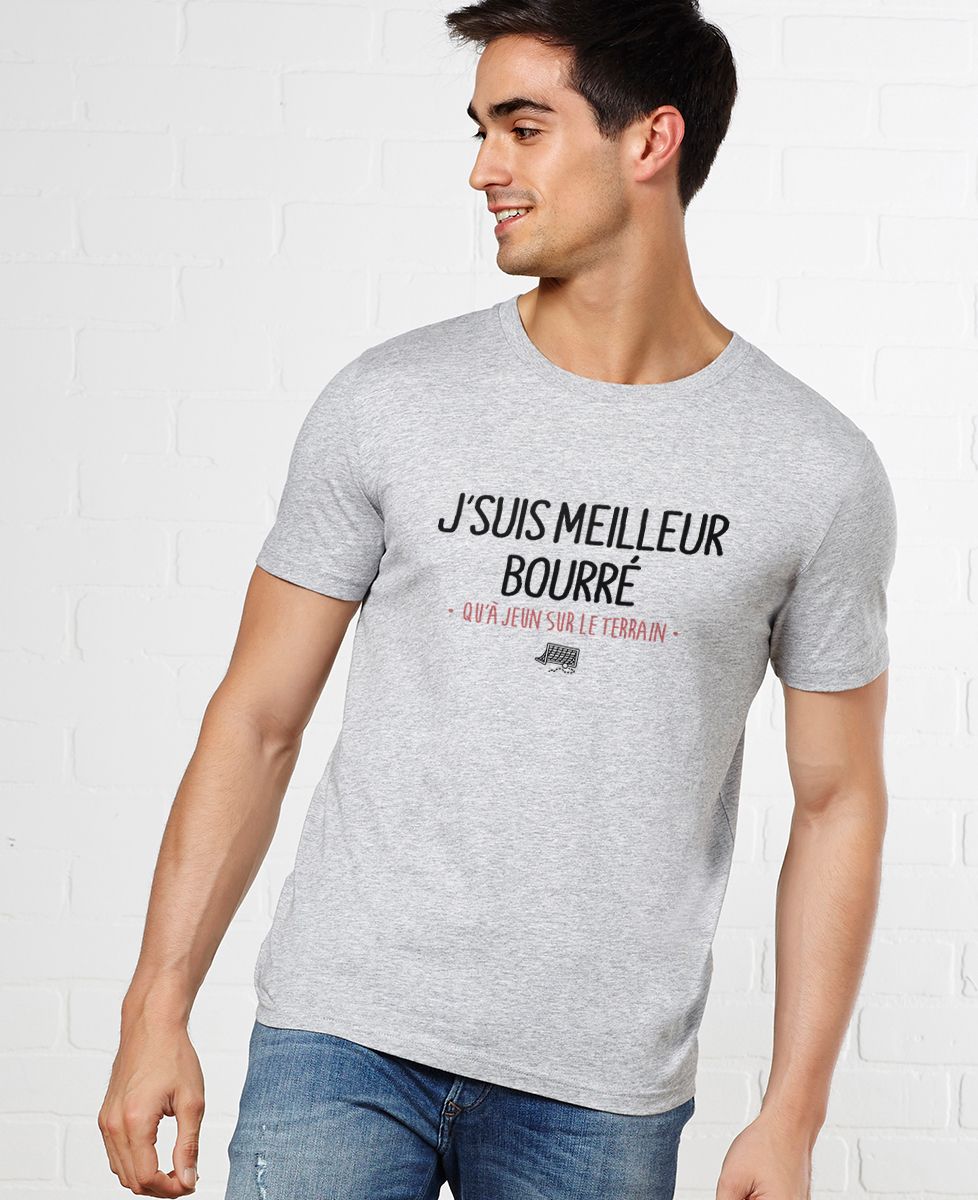 T-Shirt homme J'suis meilleur bourré