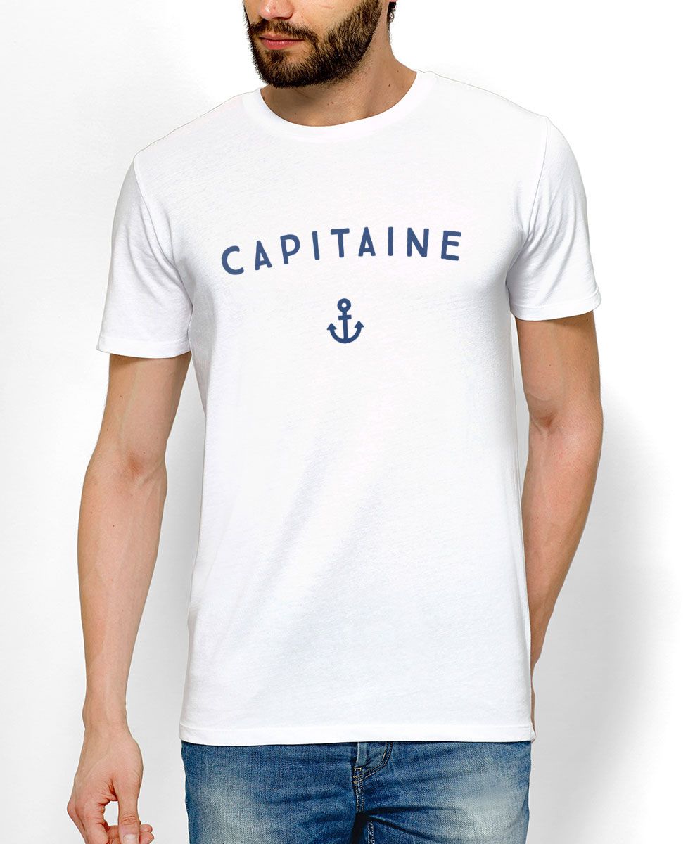 T-shirt homme Capitaine - Sport, Football, Duo assortis