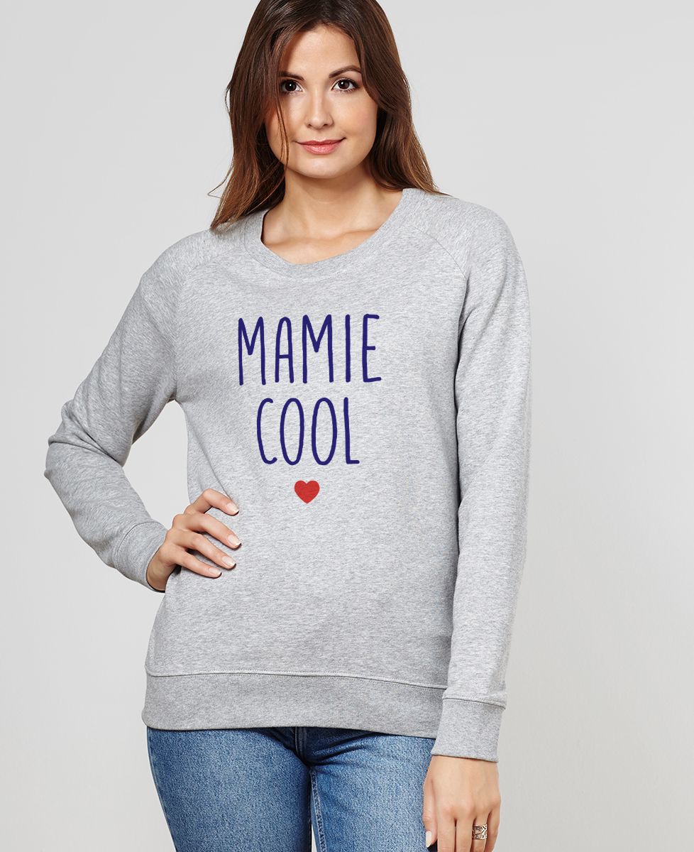 Sweatshirt femme Mamie cool