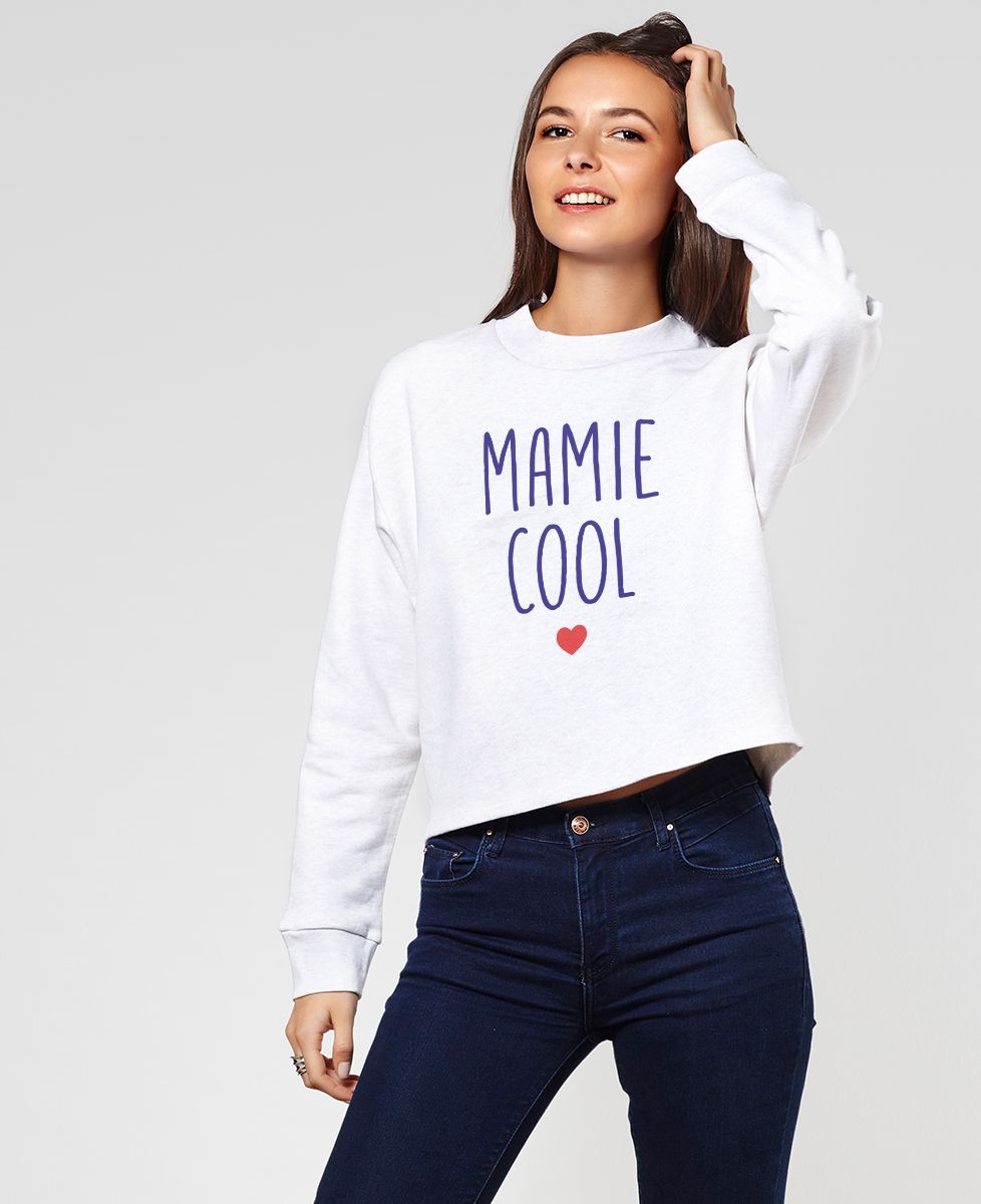 Sweatshirt femme Mamie cool