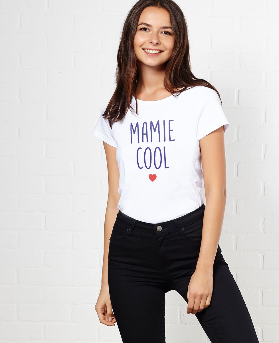 T-shirt femme Mamie cool - Cadeaux Mamie