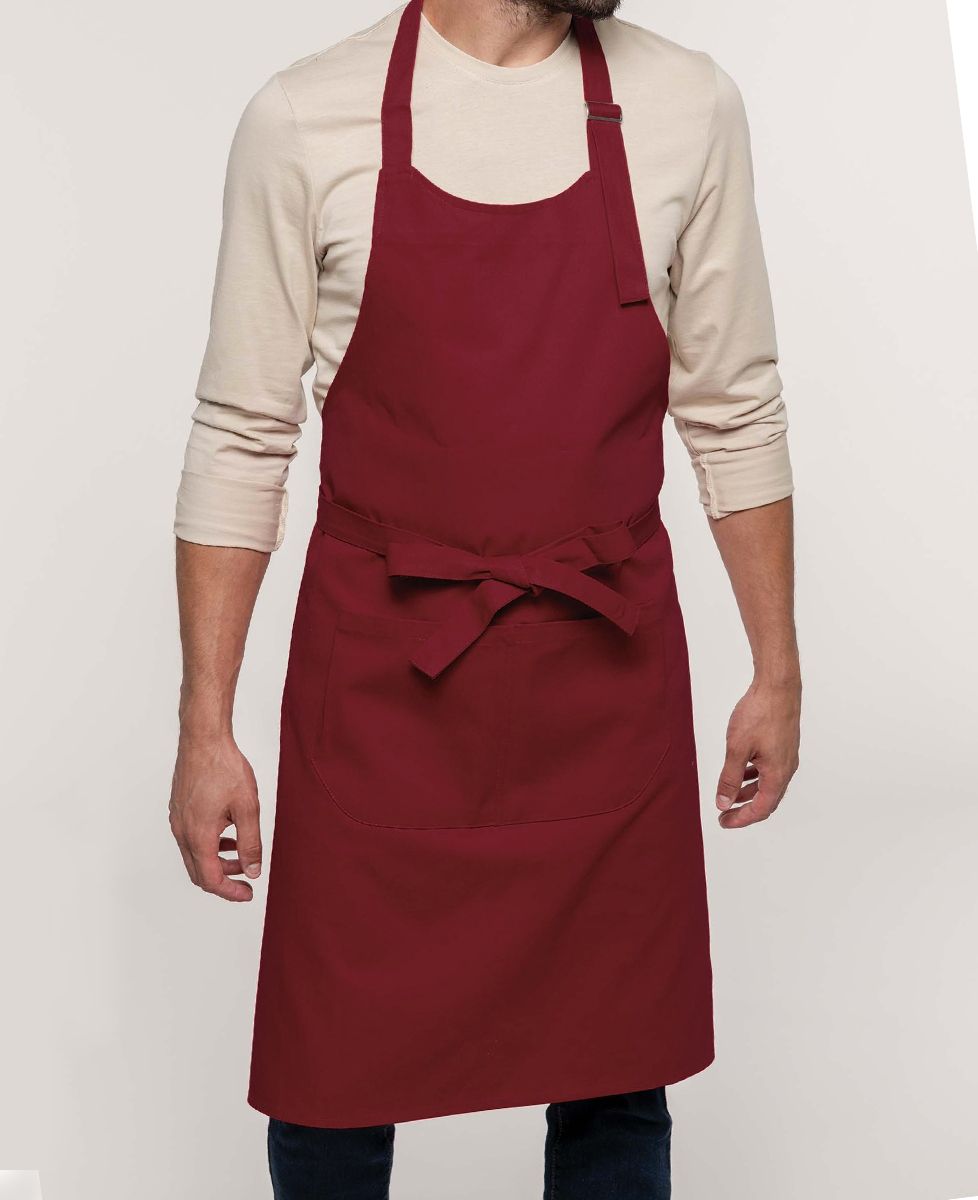 Grembiule Da In Poliestere Tuta Grembiule Da Servizio Con Tasca Abbigliamento Da Lavoro Resistente All'olio Unisex Per Catering Lunghezza Della - Foto 5